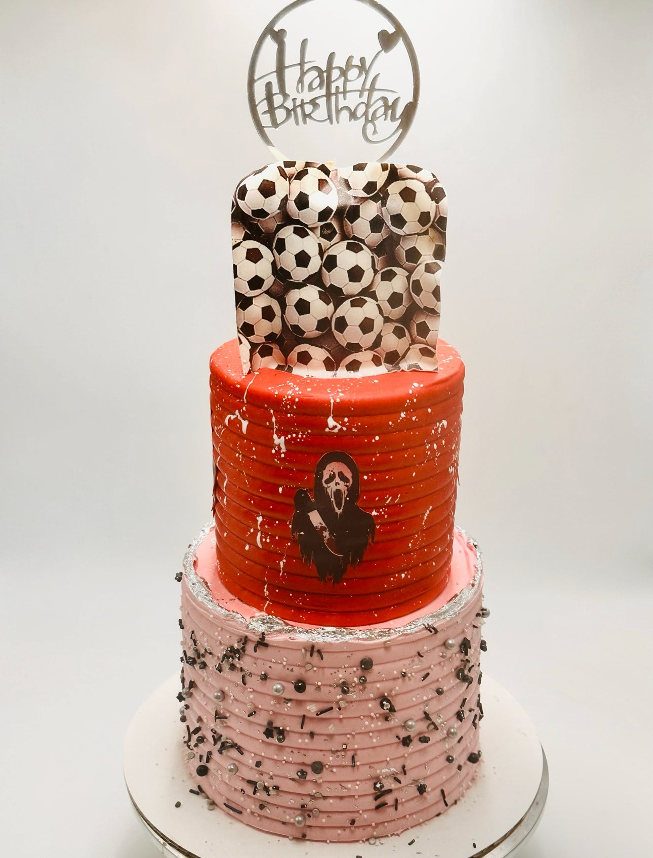 Three tiered cakes 4/6/8