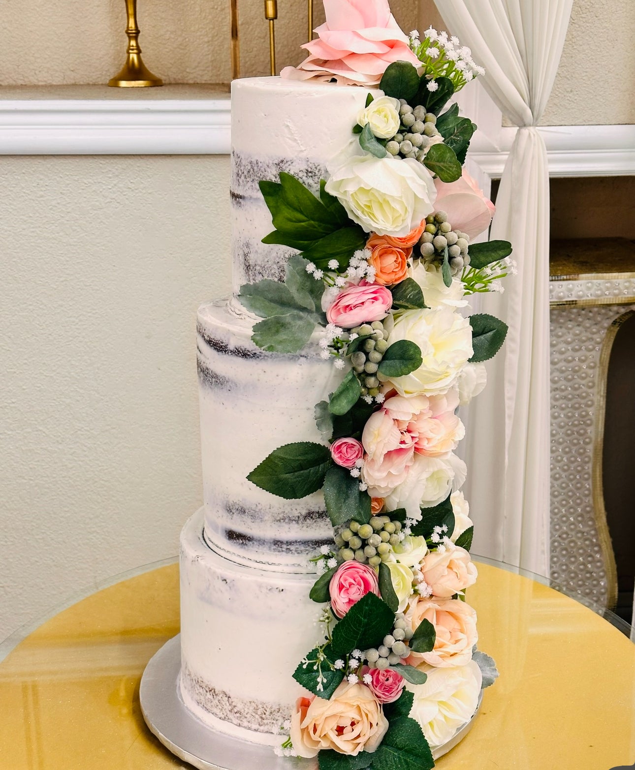 Three tiered cake 8/10/12