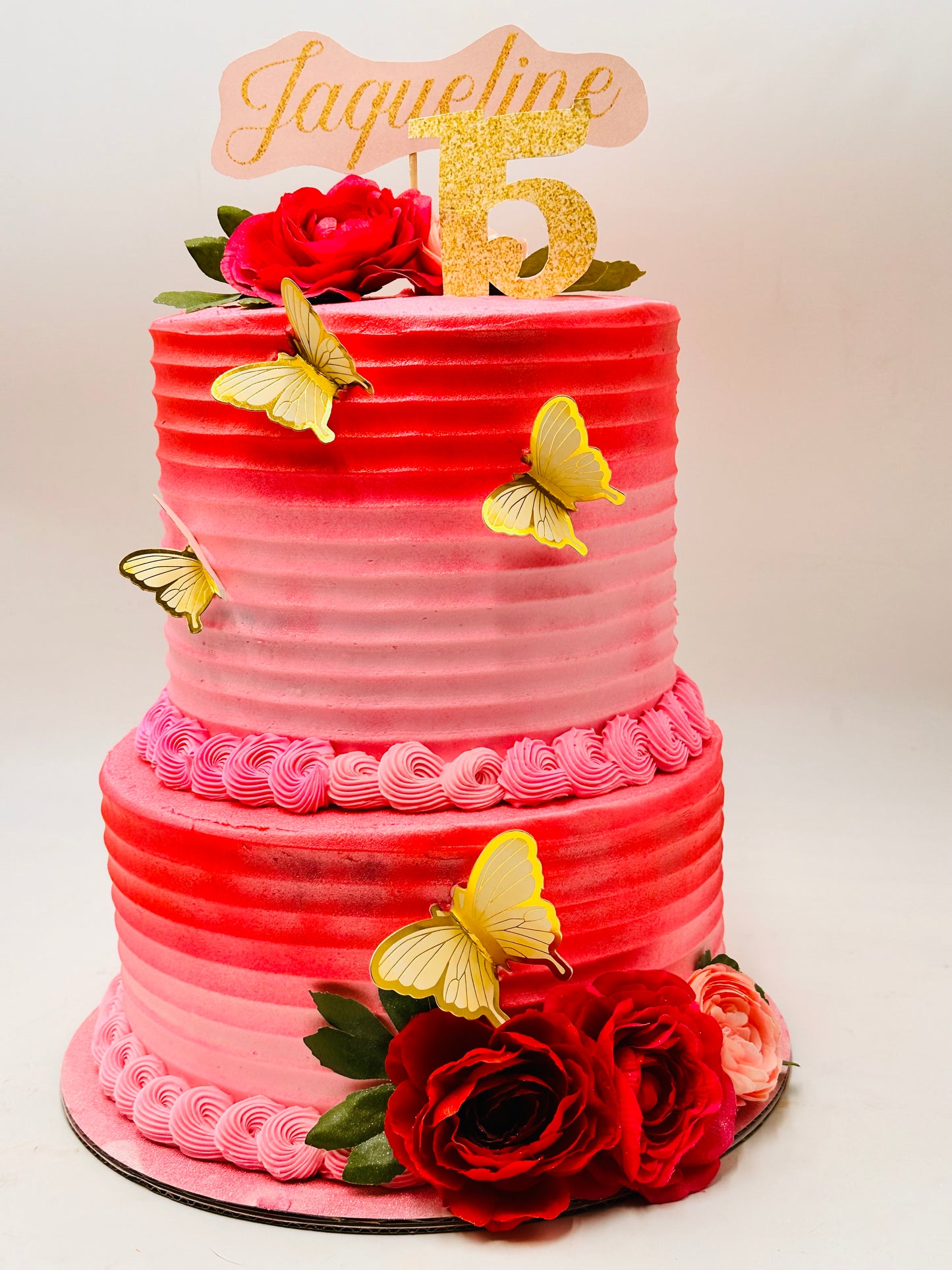 10/12 inch tiered cake